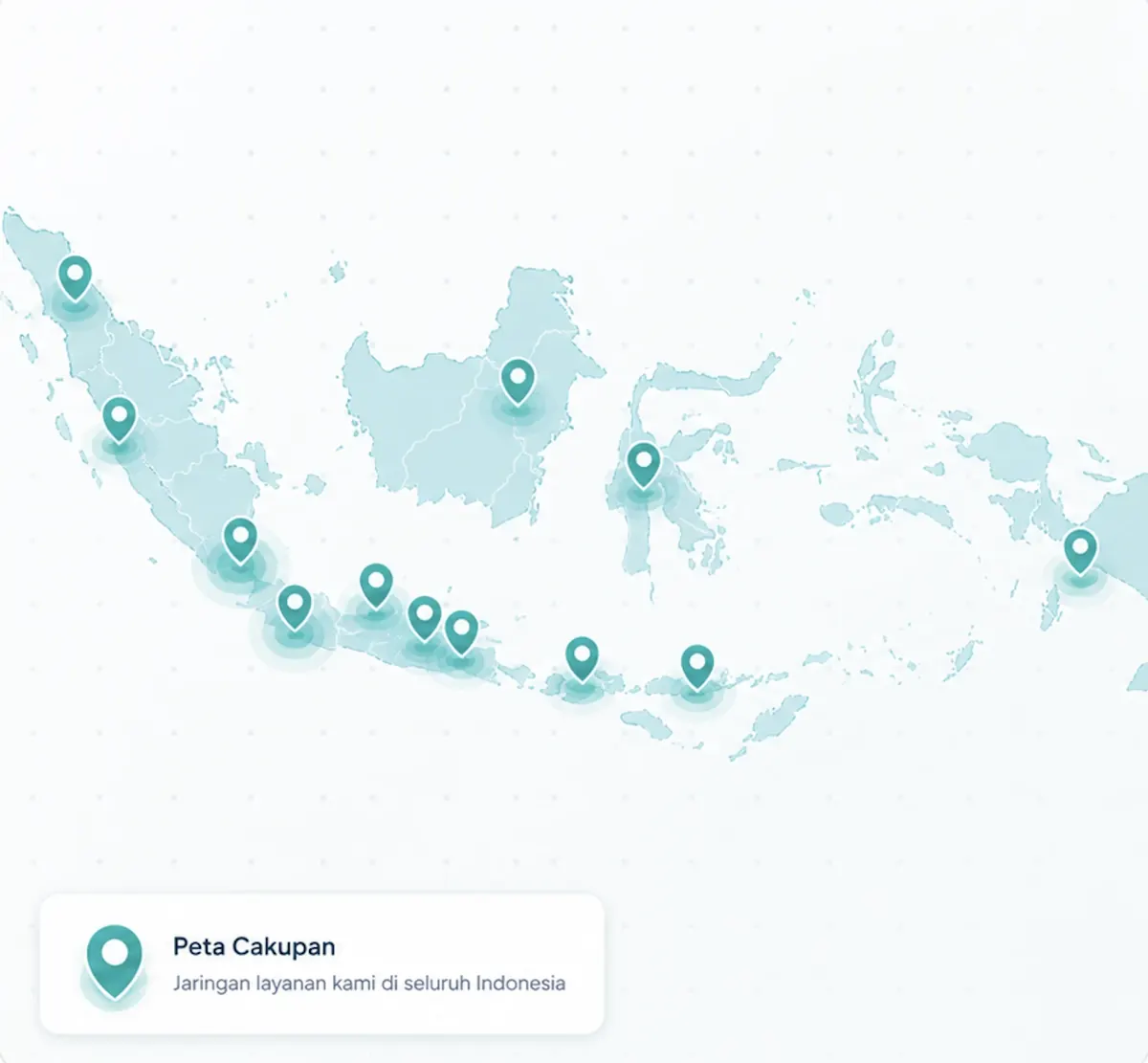 Peta Cakupan Indonesia